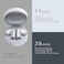 CMF Buds Pro Wirelesss Earphones with 45 dB ANC Ultra Bass Technology Custom Dynamic Bass IP54 Dust and Water Resistance 6 HD Mics and Up to 39 Hours of Battery Grey