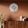 Acrylic Wall Clocks Illuminated Decorative Wall Clock for Bedroom, Living Room, Office Large Size (60 * 60) - Silver