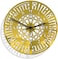 Wall Clock Antique Acrylic Wall Clocks Luminous Decorative Wall Clock for Bedroom, Living Room, Office Large Size (60 * 60) - Gold