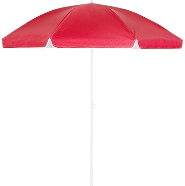 Beach umbrella with storage bag-maron