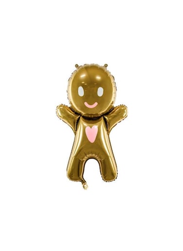 Foil Ballon Gingerbread Man, 67x97 cm, mix