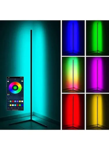 Bluetooth Control LED Light Corner Lamp Multicolour