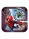 8-Piece Spiderman Webbed Printed Plate Set 7inch