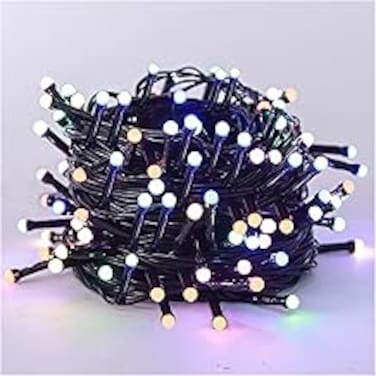 LED Waterproof Copper Wire Fairy Lights 120 Warm White   11M Outdoor String Lights for Christmas Trees, Parties &amp; Festive Decorations