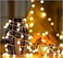 Sulfar Outdoor Ramadan String Lights Battery Operated Fairy Lights Sepak Takraw String Starry Lamp Decoration Lamp - (Warm White)
