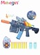 3 in 1 Bubble Machine Gun with Sounds Combination Soft Bullet Toys Gun with 8 PCS Soft EVA Foam Bullets Blasting Toy Foam Blaster Gifts for Boys Girls Birthday Gift