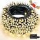 Christmas Decorations, 25m 250 LED Christmas Tree lights, yellow gold colour Christmas String Lights for Bedroom, Christmas Tree, Home Indoor Outdoor Garden Party Decor