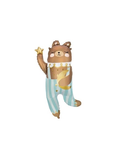 Foil balloon Bear, 72x104 cm, mix