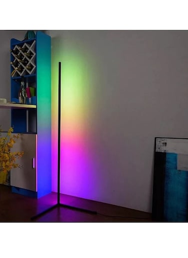 Remote Control RGB LED Corner Floor Lamp