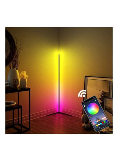 Remote Control RGB LED Corner Floor Lamp