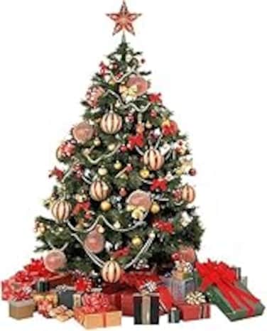 FESTIVE LIGHTS 6 cm Christmas Ornaments Hanging Balls - Pack of 12 in 1 Box - Easy to Set up, Durable Material, Detailed Design, Shatterproof, Multi-Texture Christmas Decorations for Tree