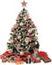FESTIVE LIGHTS 6 cm Christmas Ornaments Hanging Balls - Pack of 12 in 1 Box - Easy to Set up, Durable Material, Detailed Design, Shatterproof, Multi-Texture Christmas Decorations for Tree