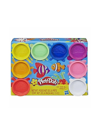 8 Pack - Bright Color Set &ndash; Non-Toxic, Fun for Kids 2+, Rainbow Colors Compound Clay for Crafting, Shaping, and Creative Play 21.9x15.9x5.7cm