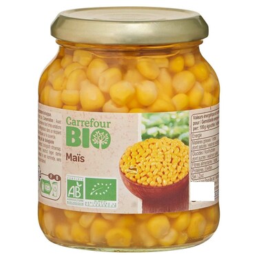 كارفور بيو ذرة حلوة عضوية ، 370 غرام