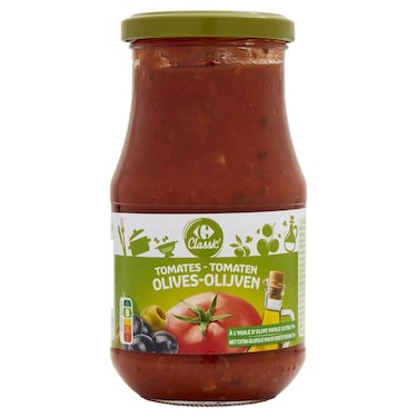 Carrefour Classic Tomato and Olive Pasta Sauce, 420g