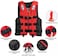 Swimming Jacket for Water Sports Jet Ski, Yacht, For Kids, Size Medium, 5 to15 Kg, 5 to 15 Years Old.	Red
