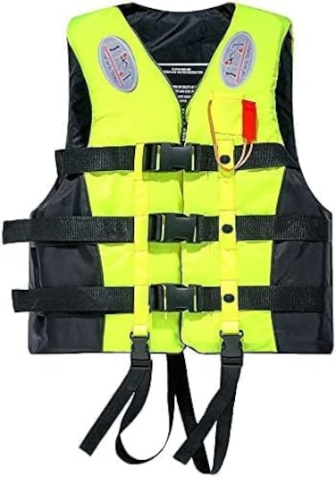 Swimming Jacket for Water Sports Jet Ski, Yacht, For Kids, Size Medium, 5 to15 Kg, 5 to 15 Years Old.Yellow