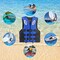 Swimming Jacket for Water Sports Jet Ski, Yacht, For Kids, Size Medium, 5 to15 Kg, 5 to 15 Years Old.Blue