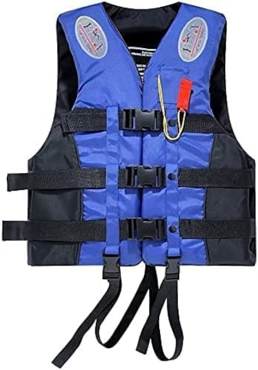 Swimming Jacket for Water Sports Jet Ski, Yacht, For Kids, Size Medium, 5 to15 Kg, 5 to 15 Years Old.Blue