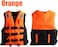Swimming Jacket for Water Sports Jet Ski, Yacht, For Kids, Size Large, 10 to 20 Kg, 7 to 25 Years Old.Orange
