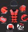 Swimming Jacket for Water Sports Jet Ski, Yacht, For Adults, Size XX-Large, 90 to 120 Kg	Red
