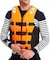 Swimming Jacket for Water Sports Jet Ski, Yacht, For Kids, Size Medium, 5 to15 Kg, 5 to 15 Years Old.Orange
