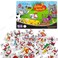 Animal Alphabet Arabic Puzzle Set, Develops Social and Leadership Skills, 28 Puzzles With Letters and Animals, Multiplayer