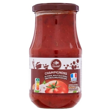 Carrefour Classic Tomato and Mushroom Pasta Sauce, 420g
