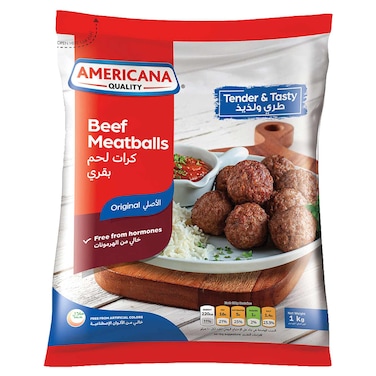 أمريكانا كرات لحم بقري، 1 كلغ