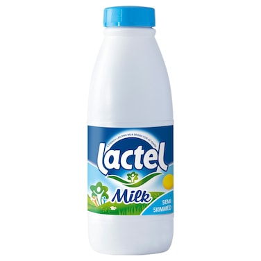 لاكتيل حليب  شبه منزوع الدسم معقم بدرجة حرارة عالية 1 لتر