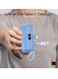 5000 mAh Ultra-Compact Powerbank With Built-In Lightning Cable, Foldable USB-C Connector, 20W USB-C Power Delivery Port, LED Display and Charge Protection For iPhone 15, NanoPack-5 Blue