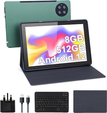 C idea CM7800 Plus, 8GB RAM, 512GB, 5G, Wi-Fi, Green (10.0 Inch Display, Compatible With Android)