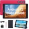 C idea CM835 Single SIM, 5G LTE, Wi-Fi, Red (8 Inch Display, Smart Kids Tablet, Android, IPS Screen, Zoom Supported, With Pre-installed Tempered Glass And Flip Case Cover)
