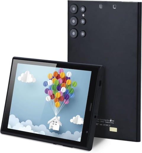 CM822 6GB+256GB Black WiFi 5G 8 Inch Tablet, Comptible With Android 12.0 Dual Cameras Long Battery Life Tablet For Adults Teenagers