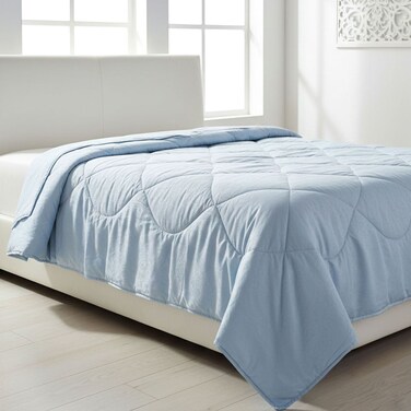 Light Blue Solid King Size Comforter, 220x240cm