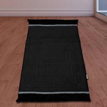 Comfortable Medical Memory Foam Prayer Rug Black