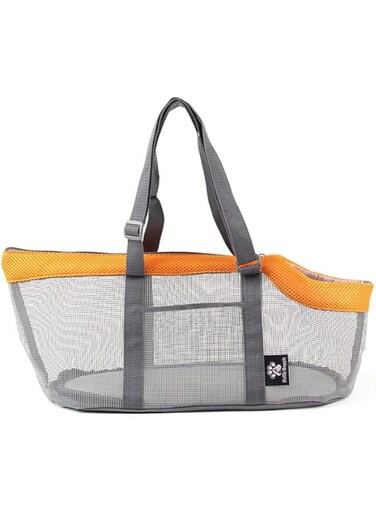 MONOGUE Portable Net Breathable Travel Pet Bag for Cat Small Medium Dog Cat (Orange)