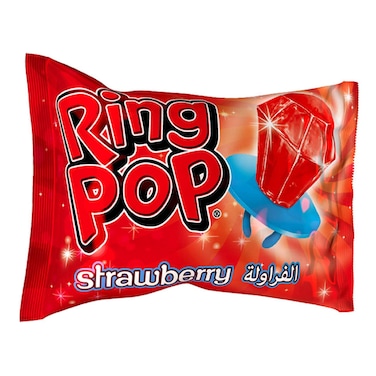 Bazooka Strawberry Ring Pop, 10g