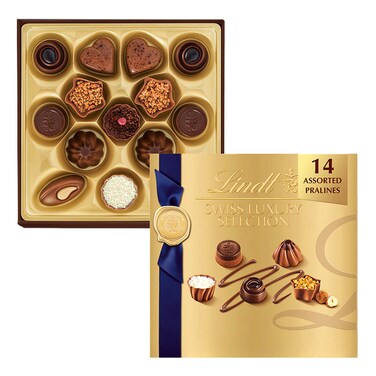 Lindt Swiss Luxury Tradition Chocolate Deluxe Box, 195g