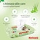 Huggies Natural Baby Wipes, Aloe Vera Wipes, 3 Pack x 56 Wipes (168 Wipes)