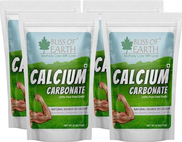 Bliss Of Earth Calcium Carbonate Powder 4x113gm (Pack Of 4)
