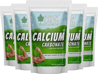 Bliss Of Earth Calcium Carbonate Powder 5x113gm (Pack Of 5)