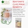 Bliss Of Earth 100% Pure White Kaolin &amp; Bentonite Clay Powder Combo, 2X100gm, Finest Grade, Natural Facial Mask