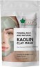 Bliss Of Earth White Kaolin Clay For Hair &amp; Face, Pure White Kaolin Mud Mask For Skin Care, Acne Treatment &amp; Pore Cleansing, Finest Grade White Kaolin Clay Powder For Soap Making - Pack Of 5 X 100g