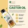 Bliss Of Earth Castor Oil For Hair Growth - Certified Organic Cold Pressed Castor Oil For Face - Hexane Free Castor Oil For Eyelashes And Eyebrows - Deep Hydration Castor Oil - Pack Of 2 X 100ml