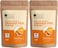 Bliss Of Earth 100% Pure Orange Peel Powder, 2X100gm, Best For Naturally Glowing Skin, Natural Sun Tan Remover &amp; Exfoliator, Hair Conditioning &amp; Skin Care