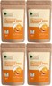 Bliss Of Earth 100% Pure Orange Peel Powder, 4X100gm, Best For Naturally Glowing Skin, Natural Sun Tan Remover &amp; Exfoliator, Hair Conditioning &amp; Skin Care