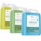 Bliss of Earth Refreshing Citrus, Ocean Splash &amp; Green Apple, Fresh Family Soap Trio, 3x5L - Antibacterial Hand Wash Refill Pack Of 3