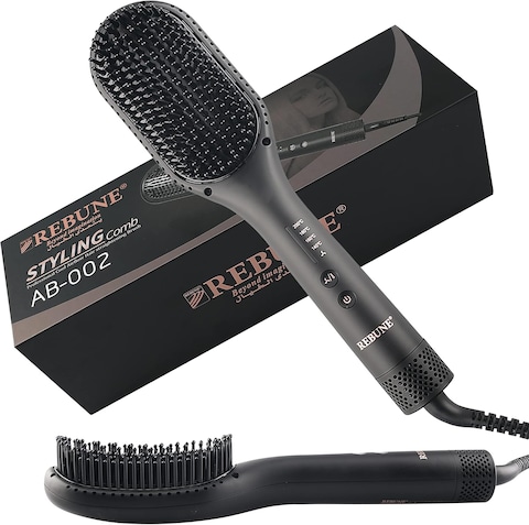 Straightening Brush Frizz Free Straight Hair Buy REBUNE AB002 Hot