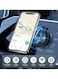 حامل هاتف السيارة بالشفط المغناطيسي من REBENUO حامل RCP274، شفط قوي يدور 360 درجة متوافق مع iPhone وAndroid (أسود)